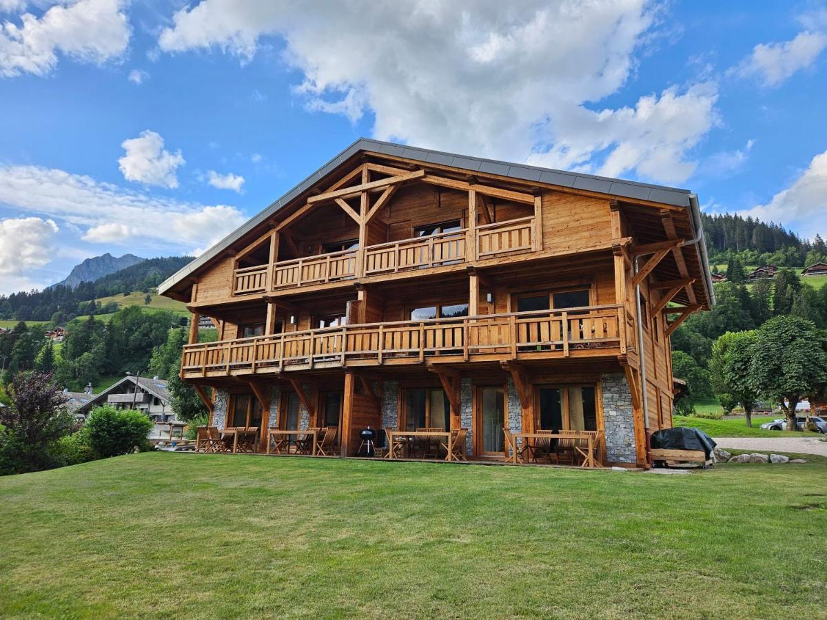 Demi-Chalet Vadel La Panthiaz 15 Pers 5 Chambres Abondance Extérieur photo