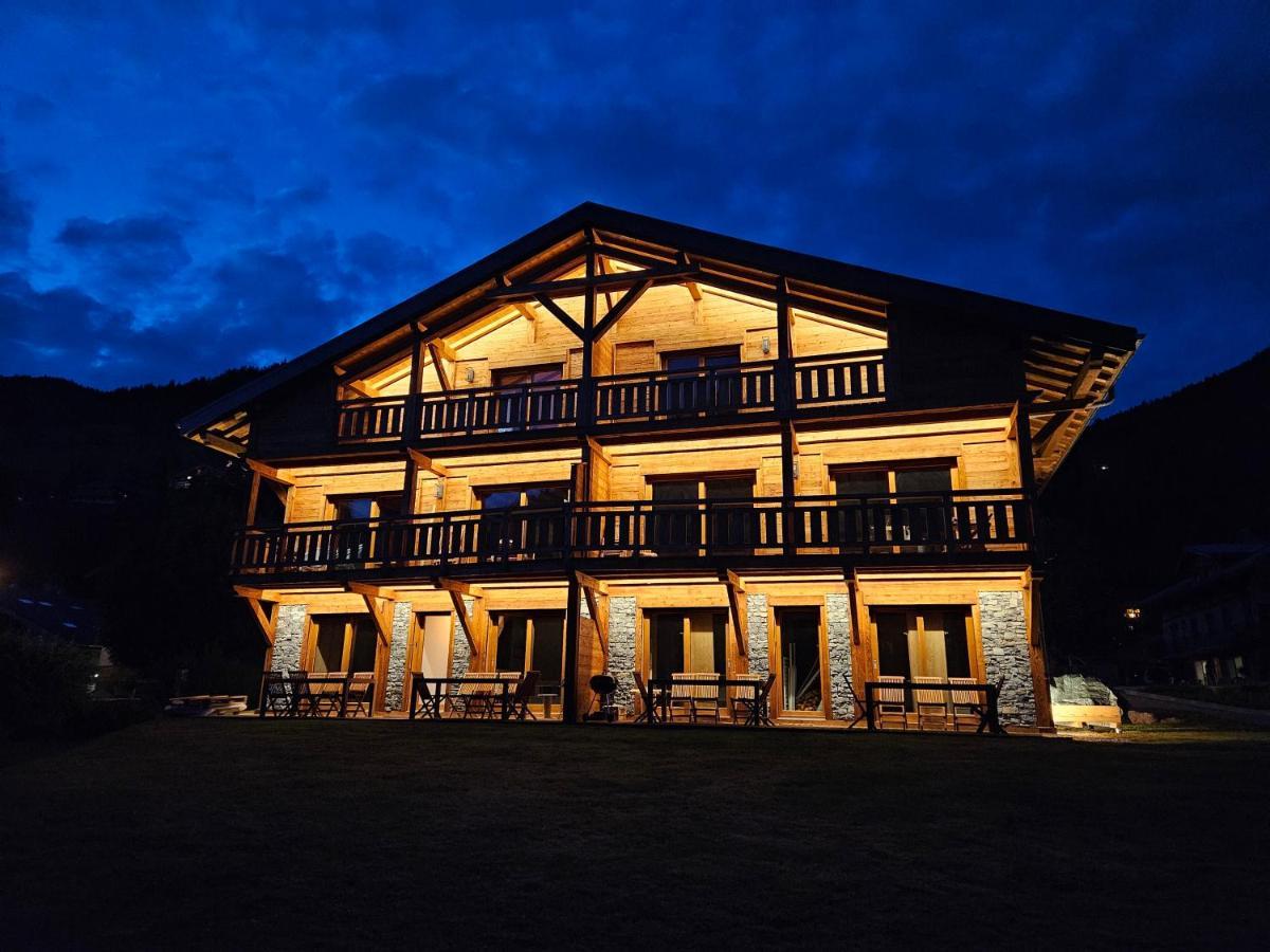Demi-Chalet Vadel La Panthiaz 15 Pers 5 Chambres Abondance Extérieur photo
