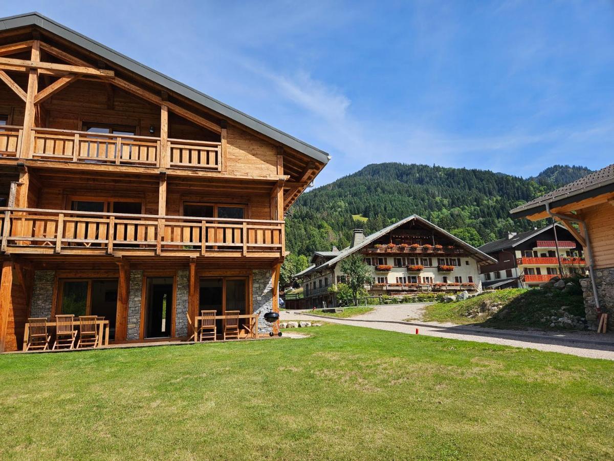 Demi-Chalet Vadel La Panthiaz 15 Pers 5 Chambres Abondance Extérieur photo