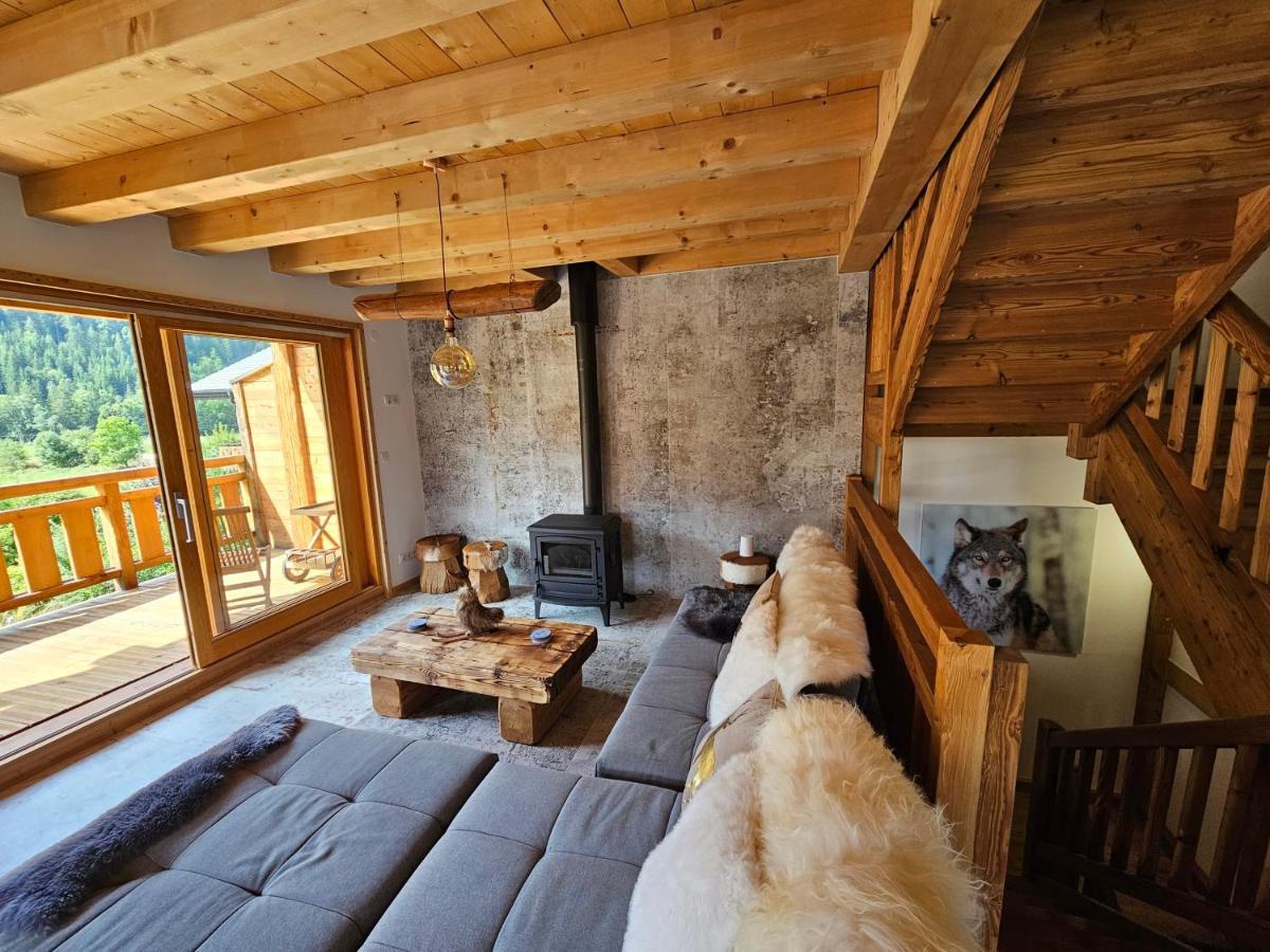Demi-Chalet Vadel La Panthiaz 15 Pers 5 Chambres Abondance Extérieur photo