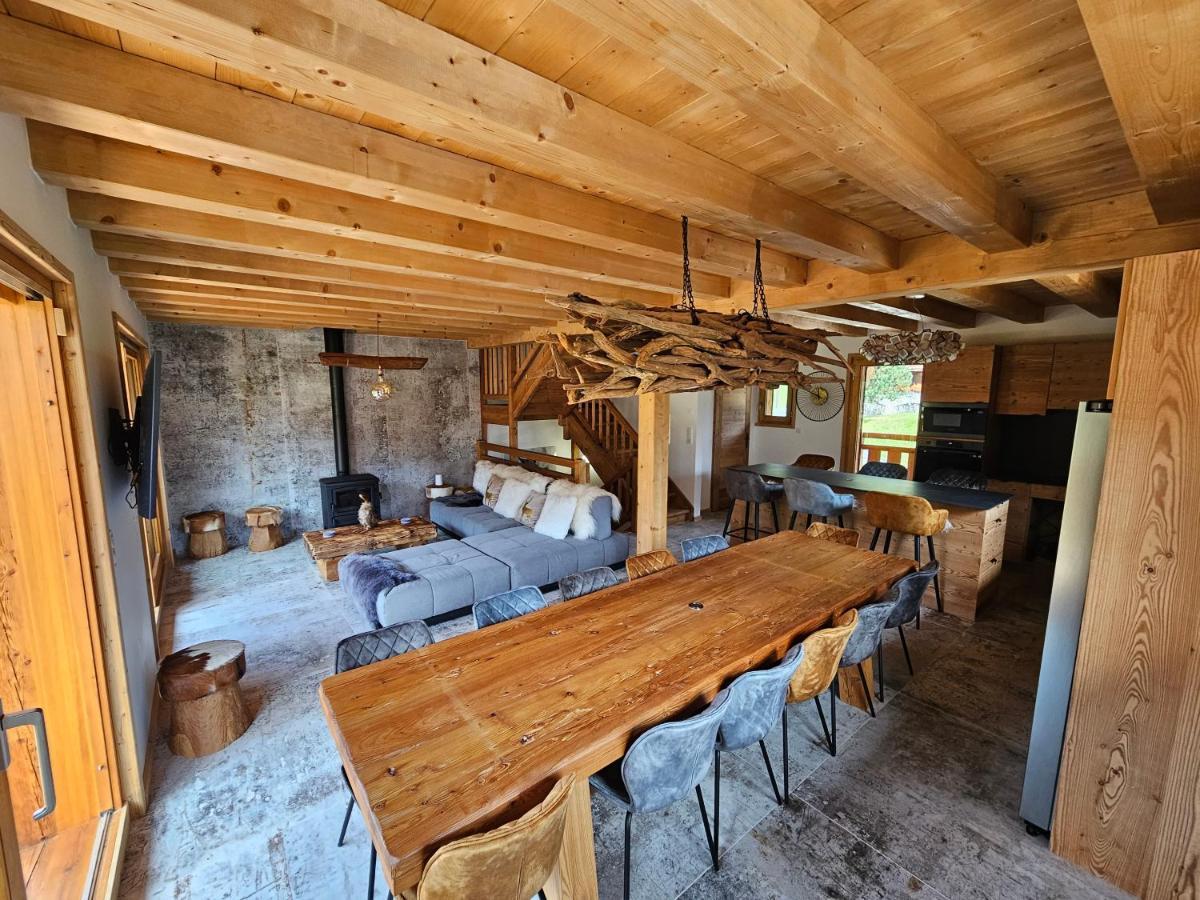 Demi-Chalet Vadel La Panthiaz 15 Pers 5 Chambres Abondance Extérieur photo