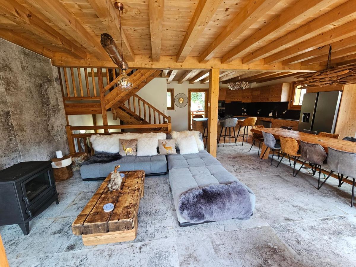 Demi-Chalet Vadel La Panthiaz 15 Pers 5 Chambres Abondance Extérieur photo