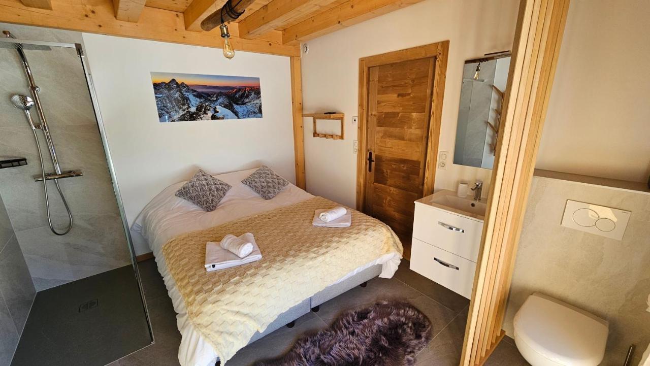 Demi-Chalet Vadel La Panthiaz 15 Pers 5 Chambres Abondance Extérieur photo
