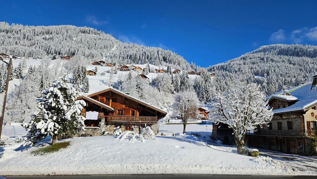 Demi-Chalet Vadel La Panthiaz 15 Pers 5 Chambres Abondance Extérieur photo
