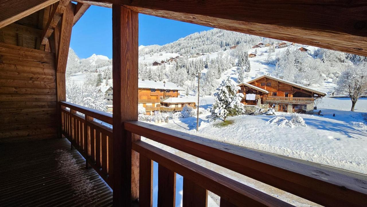 Demi-Chalet Vadel La Panthiaz 15 Pers 5 Chambres Abondance Extérieur photo