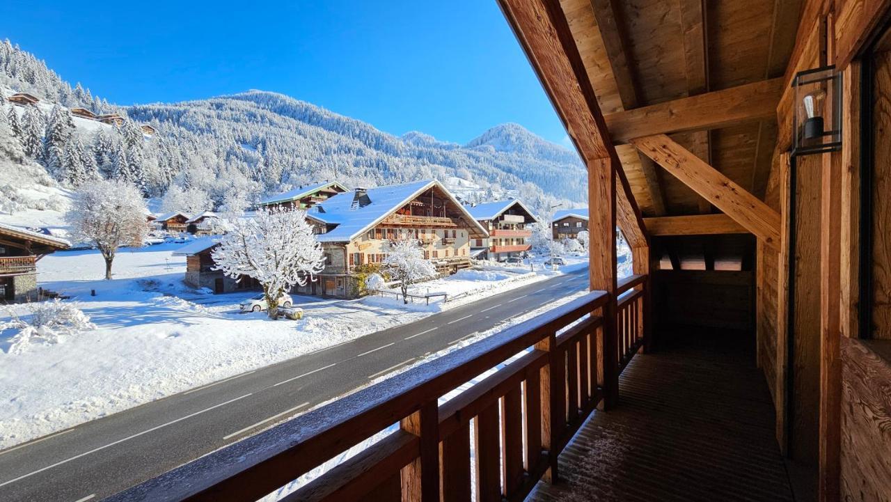 Demi-Chalet Vadel La Panthiaz 15 Pers 5 Chambres Abondance Extérieur photo