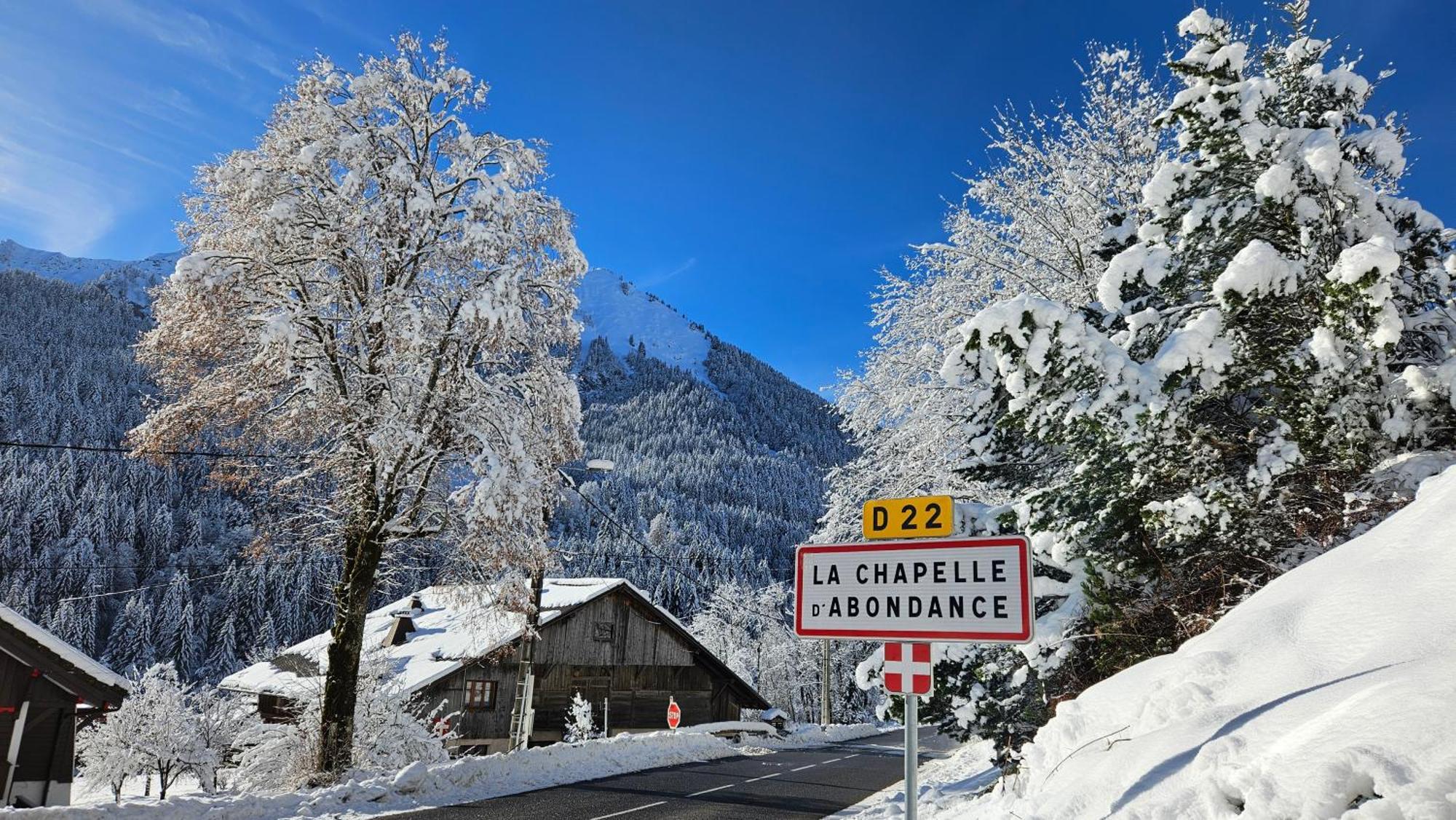 Demi-Chalet Vadel La Panthiaz 15 Pers 5 Chambres Abondance Extérieur photo