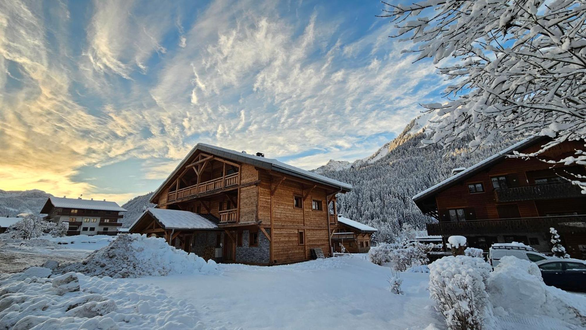 Demi-Chalet Vadel La Panthiaz 15 Pers 5 Chambres Abondance Extérieur photo