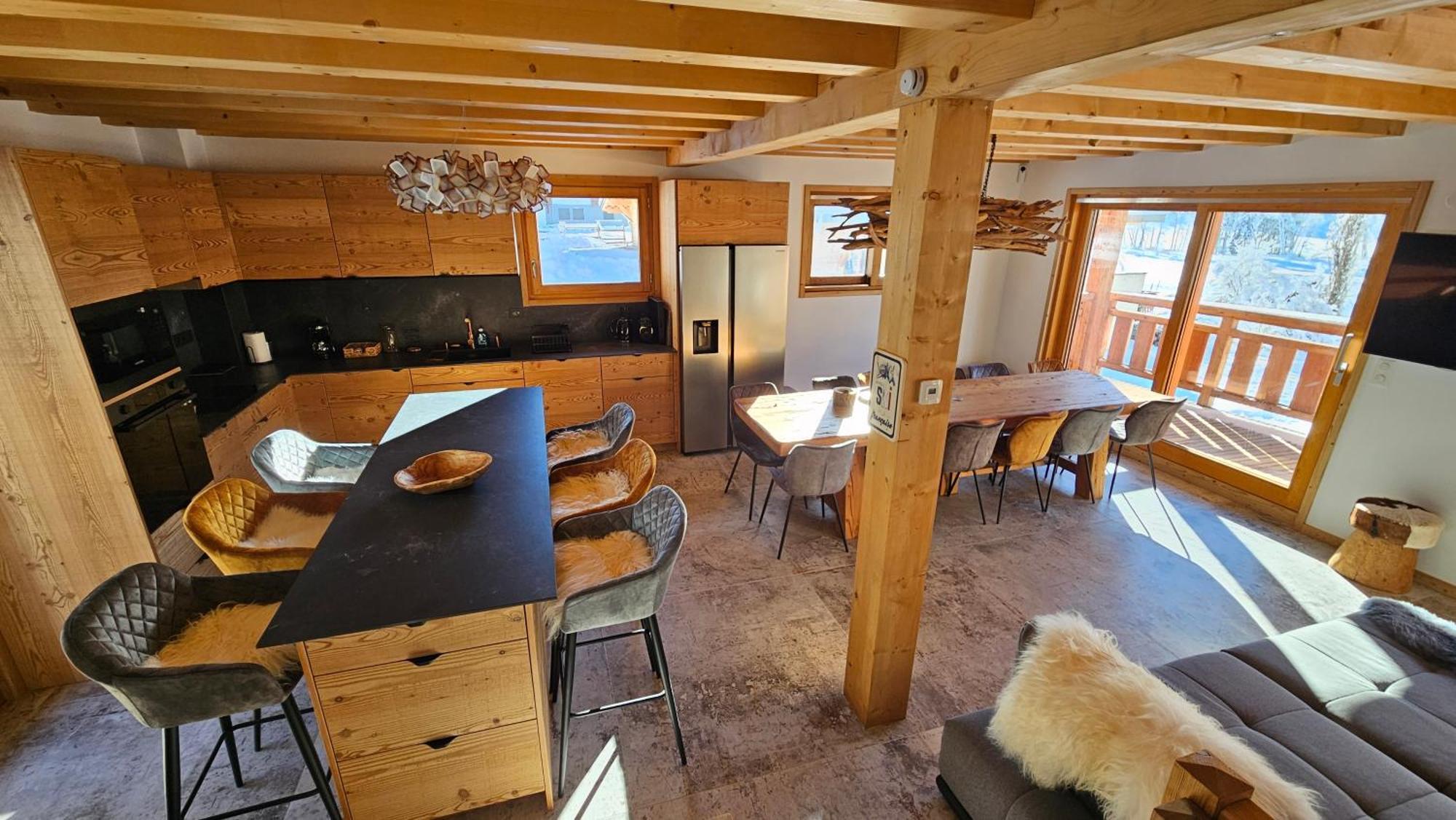 Demi-Chalet Vadel La Panthiaz 15 Pers 5 Chambres Abondance Extérieur photo