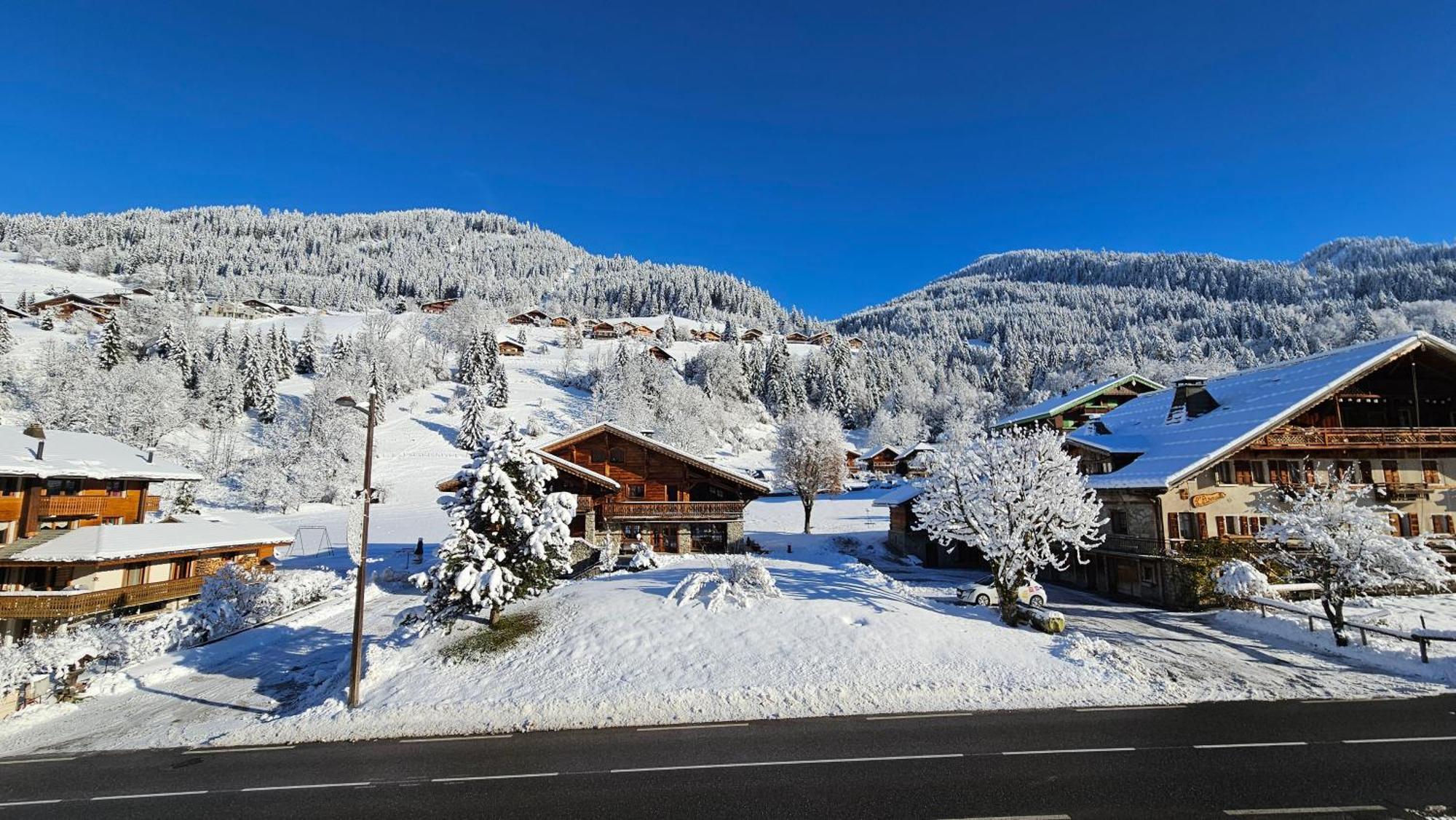 Demi-Chalet Vadel La Panthiaz 15 Pers 5 Chambres Abondance Extérieur photo